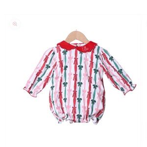 The Smocked Flamingo Christmas Bows Bubble